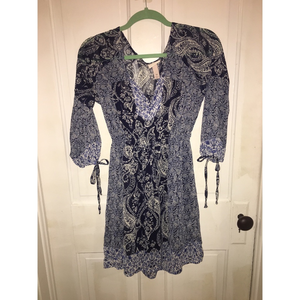 Target Navy floral dress size XS